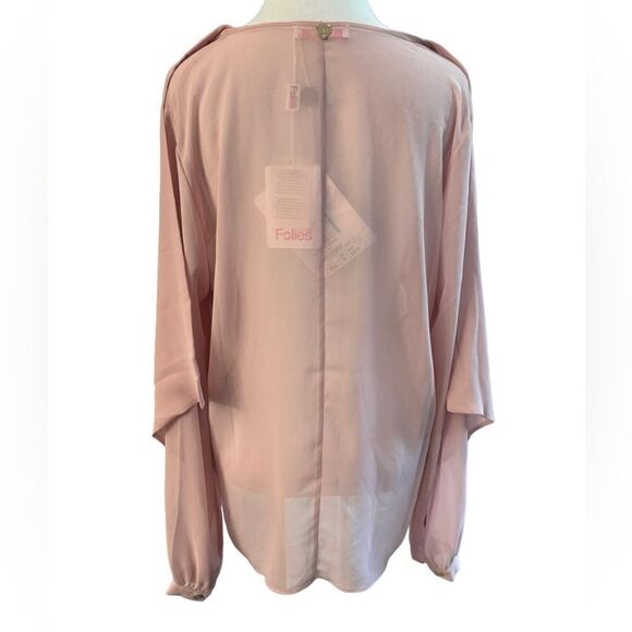 NWT Blugirl Folies Blush Pink Blouse - Picture 2 of 9